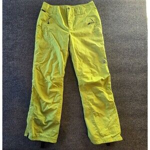 Spyder Womens Snow Ski Pants Size 14 Green Thinsulate Adjustable Insulated Board